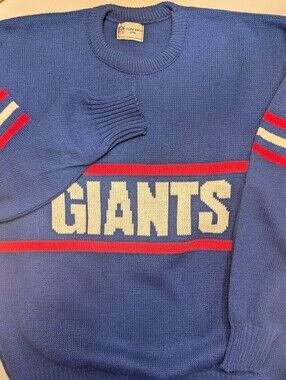 Vintage Pro Line By Cliff Engle New York Giants Sweater Men's XL